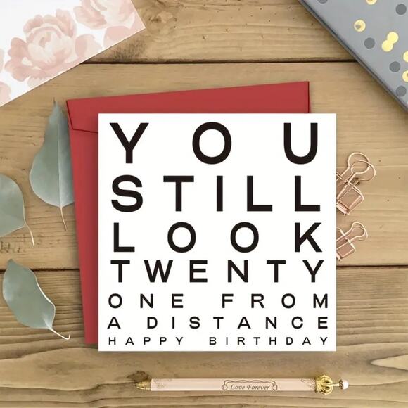 Birthday Card, Funny - 6" x 6" - Picture 3 of 5